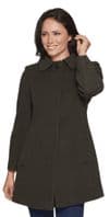 ❤️ Up to Plus ❤️ Womens Kesta  Luxury Cashmere Wool Long Olive Jacket K804J
